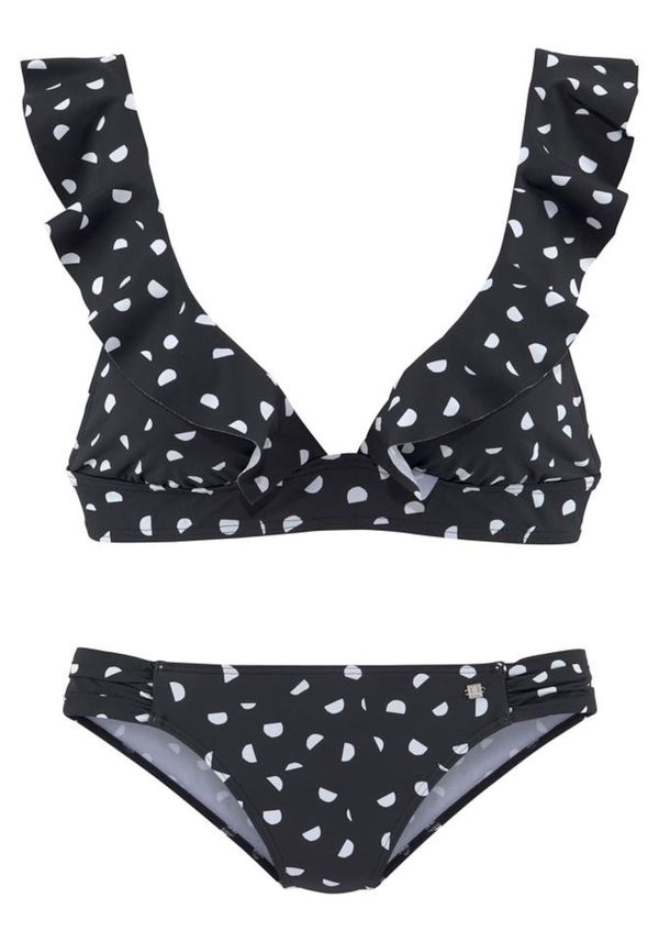 JETTE JETTE Bikini  crna / bijela