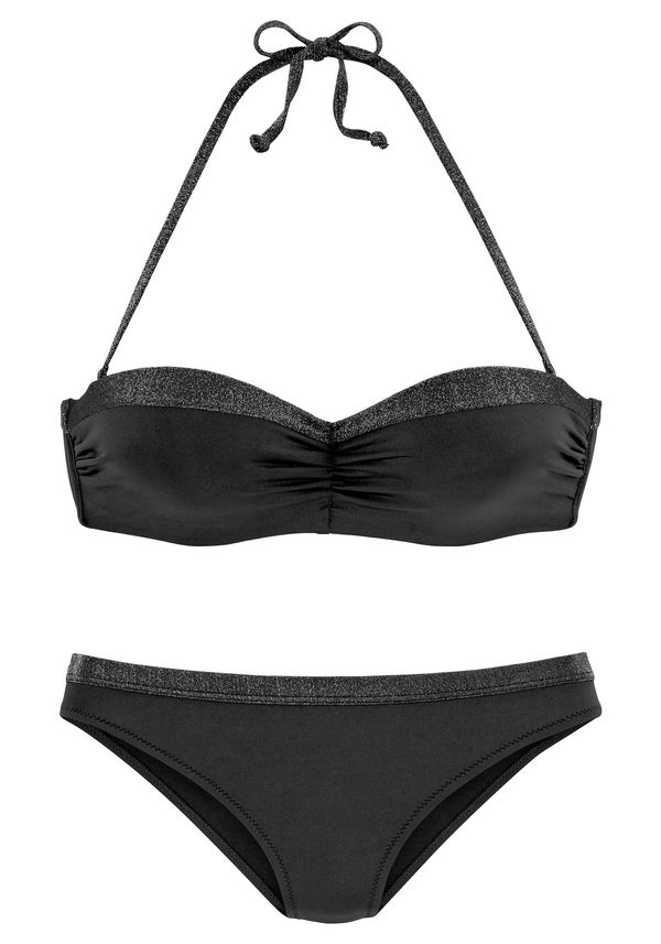 JETTE JETTE Bikini  crna / srebro