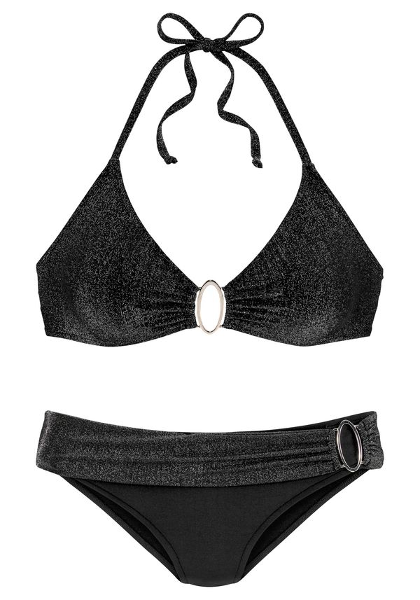 JETTE JETTE Bikini  crna / srebro