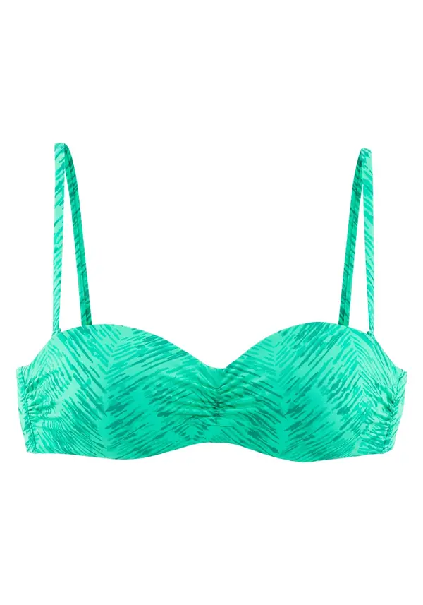 JETTE JETTE Bikini gornji dio  svijetlozelena / tamno zelena