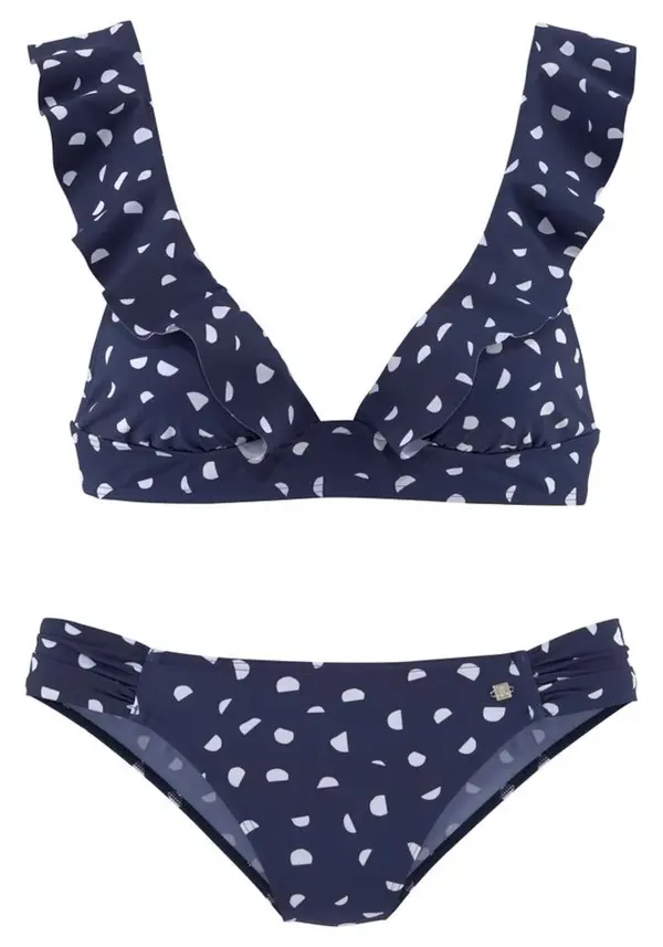 JETTE JETTE Bikini  mornarsko plava / bijela