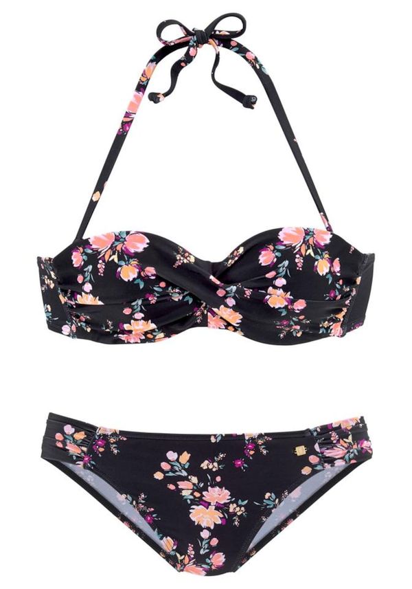 JETTE JETTE Bikini  roza / crna