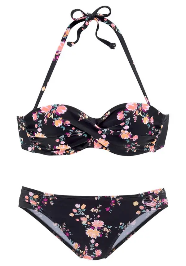JETTE JETTE Bikini  roza / crna