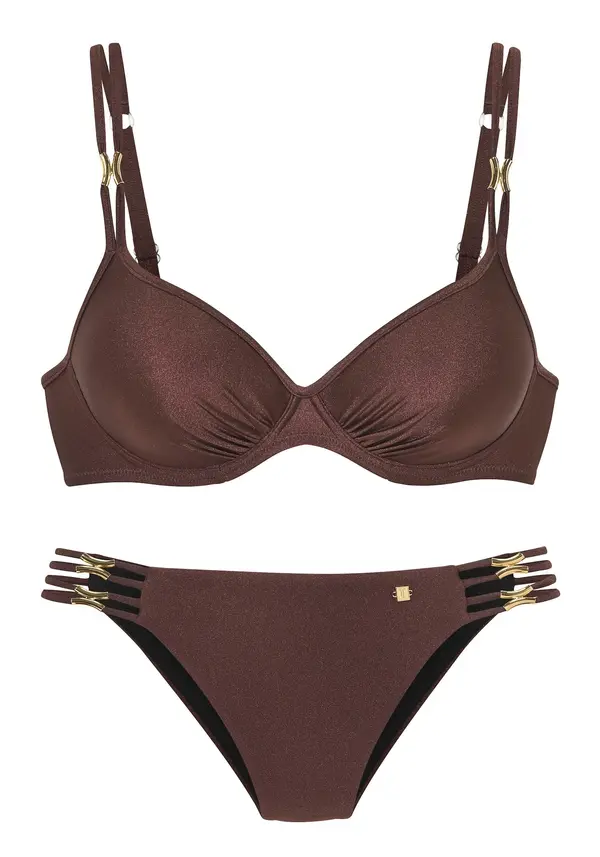 JETTE JETTE Bikini  tamno smeđa