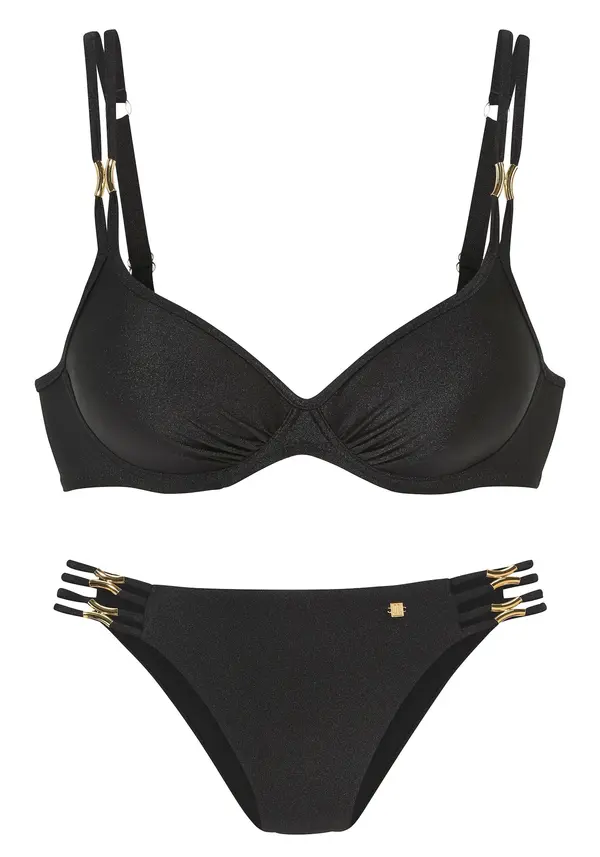 JETTE JETTE Bikini  zlatna / crna