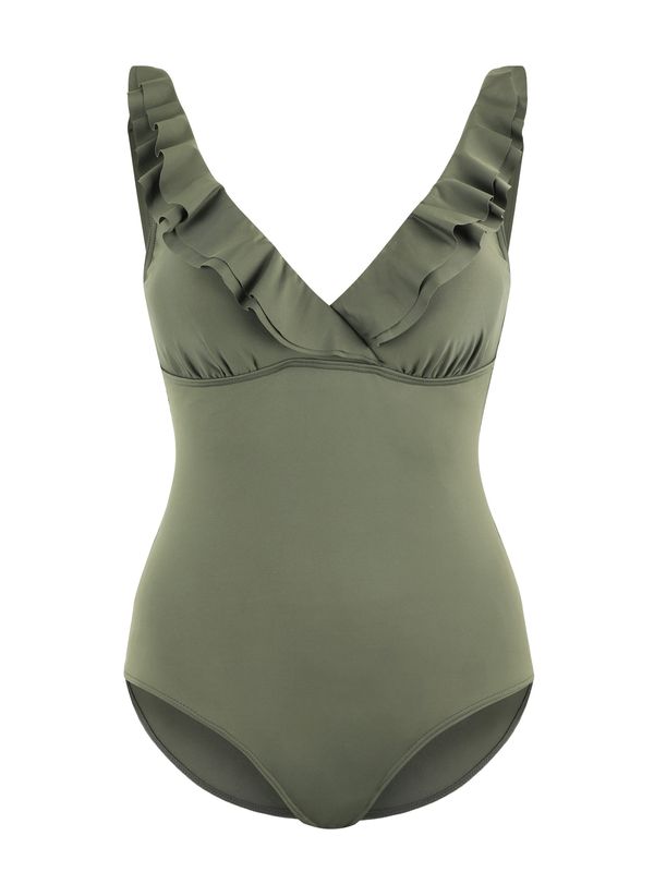JETTE JETTE Jednodijelni kupaći kostim  maslinasta