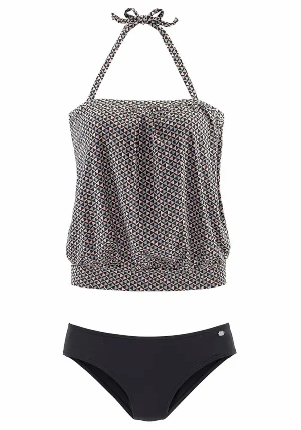 JETTE JETTE Tankini  mornarsko plava / opal / roza / crna