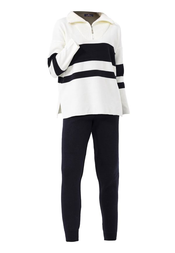 Jimmy Sanders Jimmy Sanders Jednodijelna pidžama  mornarsko plava / bijela