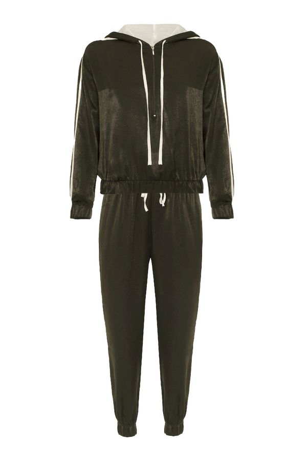 Jimmy Sanders Jimmy Sanders Jogging komplet  kaki / bijela