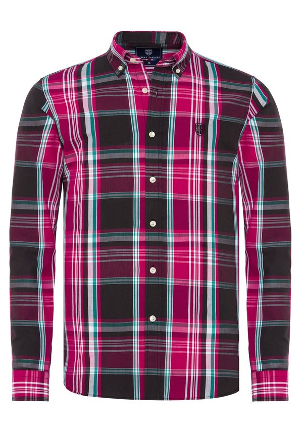 Jimmy Sanders Jimmy Sanders Košulja  cijan plava / roza / tamno roza / crna