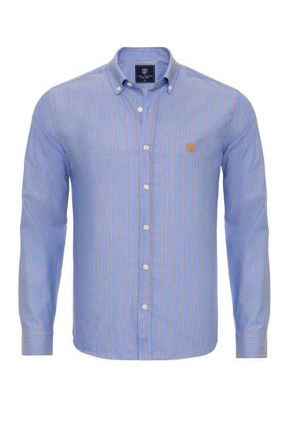 Jimmy Sanders Jimmy Sanders Košulja  plava / tamno narančasta / svijetloroza