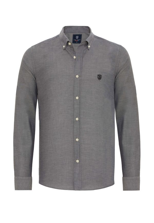 Jimmy Sanders Jimmy Sanders Košulja  siva / crna