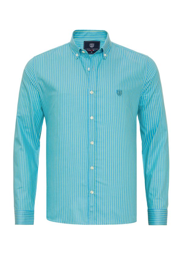 Jimmy Sanders Jimmy Sanders Košulja  tirkiz / bijela