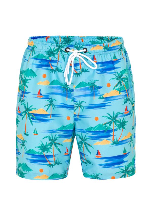 Jimmy Sanders Jimmy Sanders Kupaće hlače  boja devine dlake (camel) / svijetloplava / kraljevski zelena / narančasta