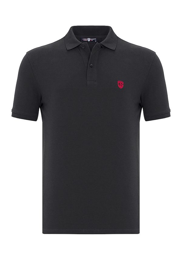 Jimmy Sanders Jimmy Sanders Majica  crvena / crna