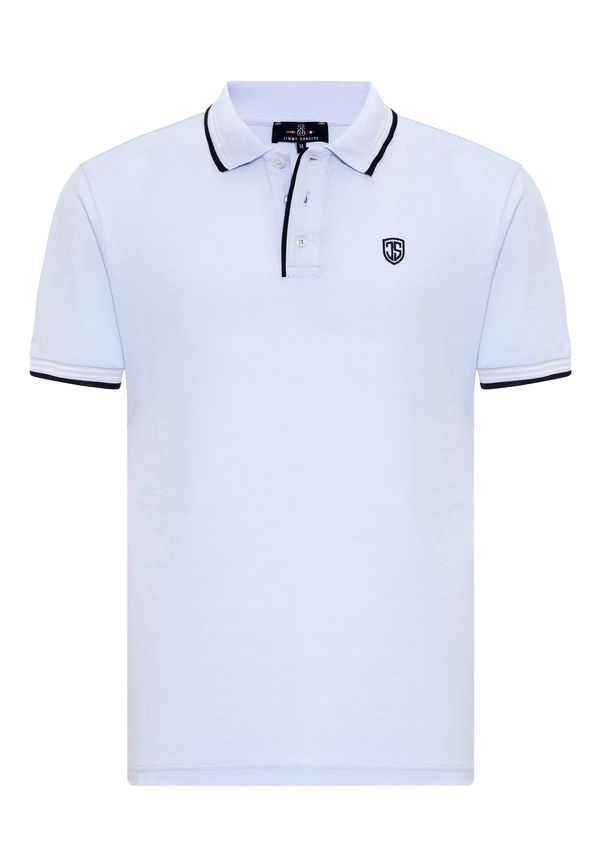 Jimmy Sanders Jimmy Sanders Majica  morsko plava / pastelno plava / bijela