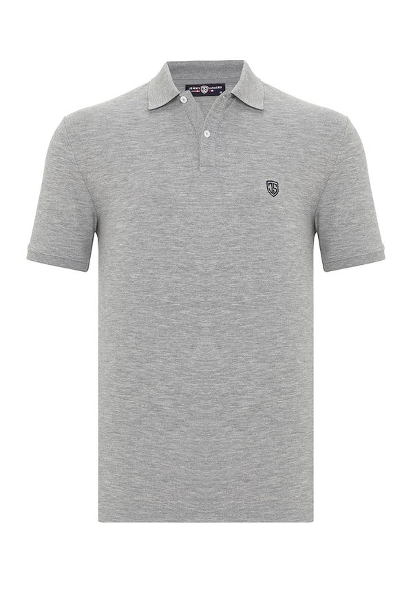 Jimmy Sanders Jimmy Sanders Majica  siva melange / crna