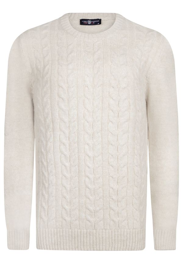 Jimmy Sanders Jimmy Sanders Pulover  ecru/prljavo bijela