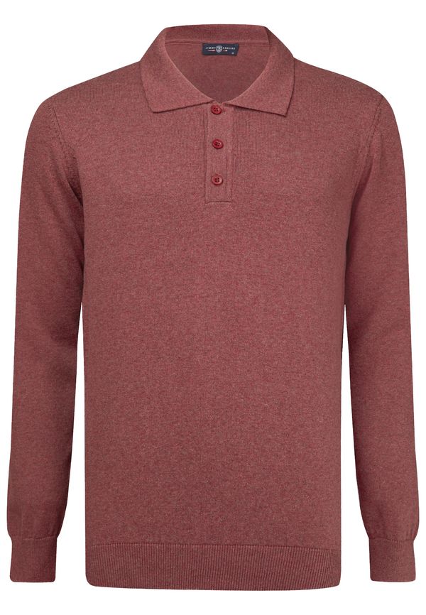 Jimmy Sanders Jimmy Sanders Pulover  malina / svijetloroza