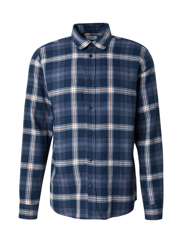 JJ Rebel JJ Rebel Košulja 'JREBCHASE'  noćno plava / konjak / bijela