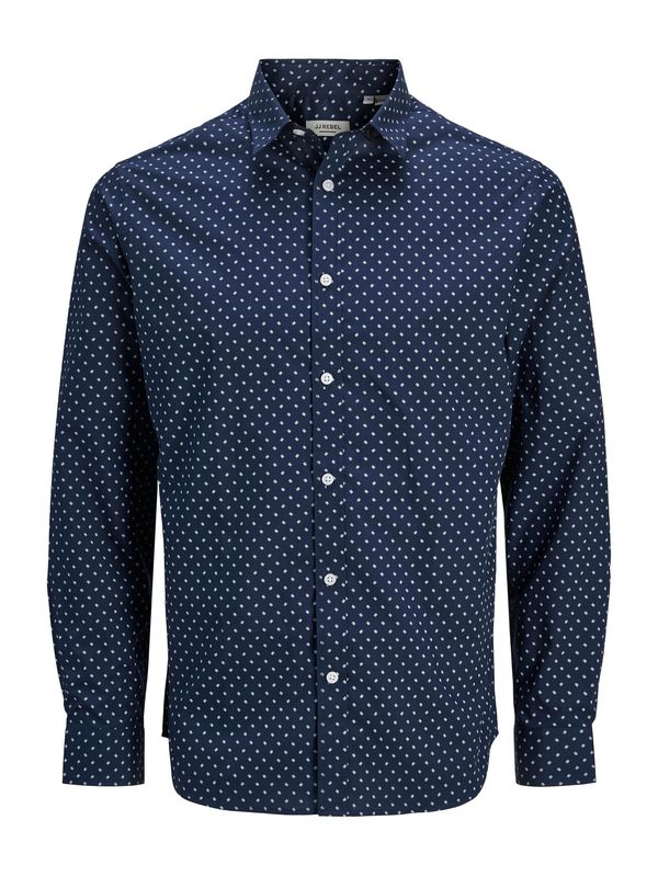 JJ Rebel JJ Rebel Košulja 'JREBGAVIN'  tamno plava / bijela