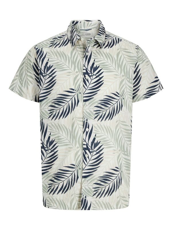 JJ Rebel JJ Rebel Košulja 'JREBVERDANT'  nude / morsko plava / kaki / bijela