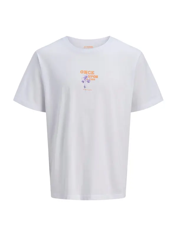 JJ Rebel JJ Rebel Majica 'JREBRILEY'  ljubičasta / narančasta / bijela