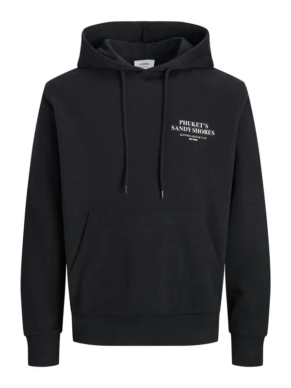 JJ Rebel JJ Rebel Sweater majica 'JREBCHRISTIAN'  konjak / smaragdno zelena / crna / bijela