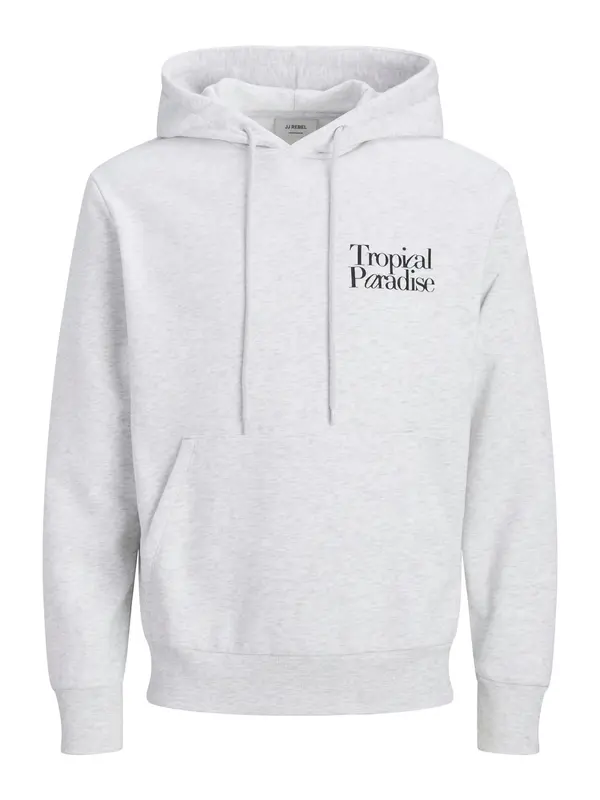 JJ Rebel JJ Rebel Sweater majica 'JREBCHRISTIAN'  plava / crna / bijela melange