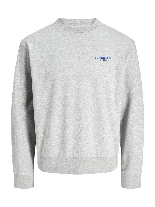 JJ Rebel JJ Rebel Sweater majica 'JREBHAYDEN'  plava / svijetlosiva / crna