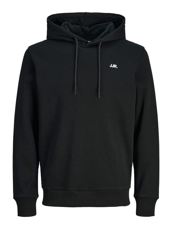 JJ Rebel JJ Rebel Sweater majica 'JREBREBEL'  crna / bijela