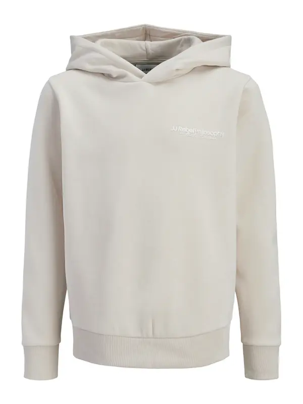 JJ Rebel JJ Rebel Sweater majica 'JREBZACK'  ecru/prljavo bijela