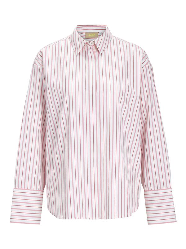 JJXX JJXX Bluza 'JXCARO'  svijetloroza / crvena / bijela