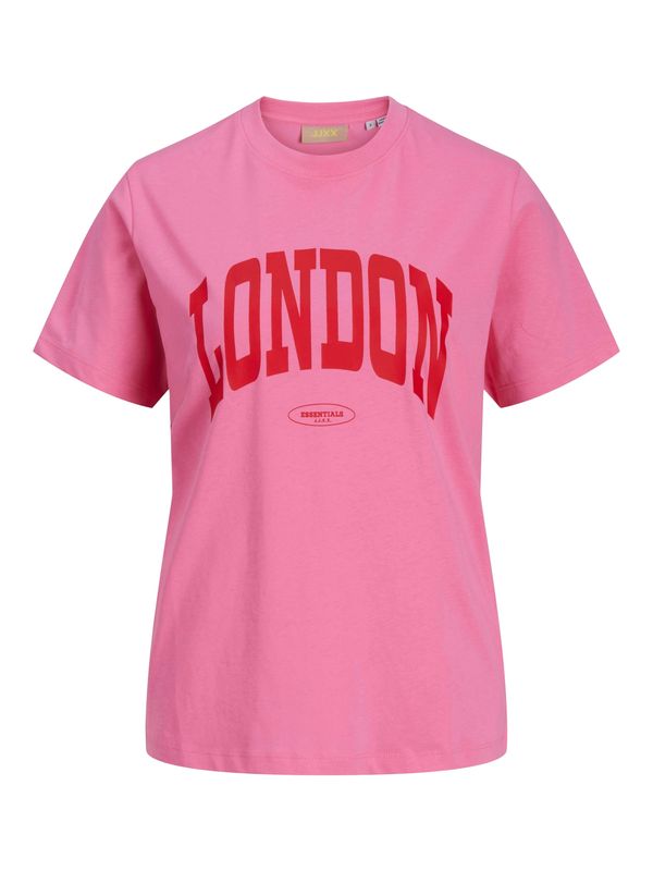 JJXX JJXX Majica 'JXMERLE'  svijetloroza / krvavo crvena