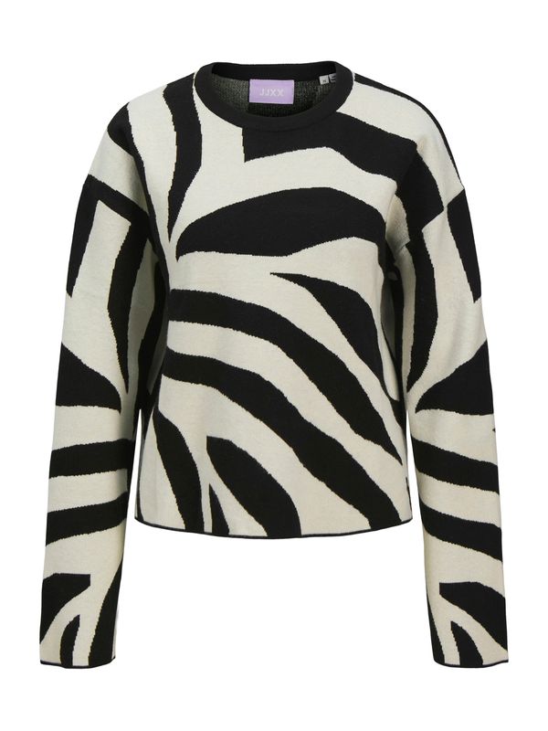 JJXX JJXX Pulover  crna / prljavo bijela