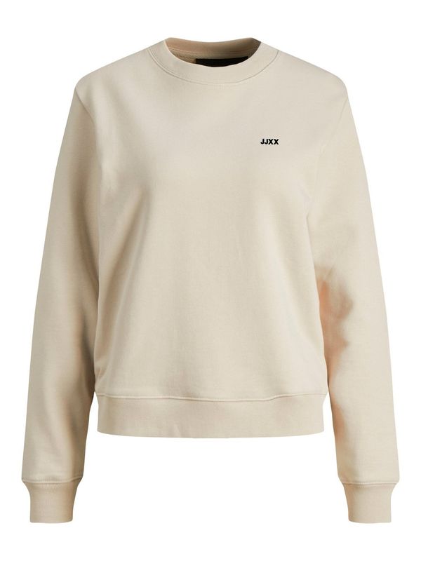 JJXX JJXX Sweater majica 'Abbie'  bež / crna
