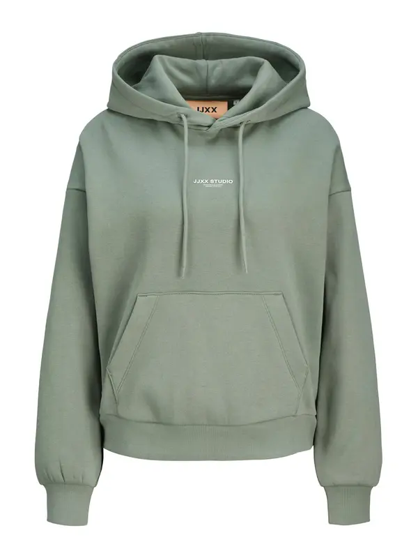 JJXX JJXX Sweater majica 'JXStudio Vesterbro'  žad / bijela