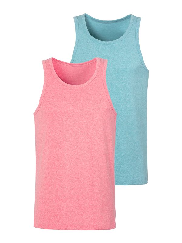 JOHN DEVIN JOHN DEVIN Majica  svijetloplava / roza melange