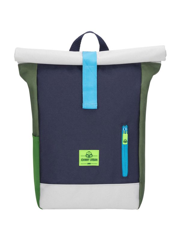 Johnny Urban Johnny Urban Ruksak 'Aaron'  tamno plava / svijetlosiva / zelena