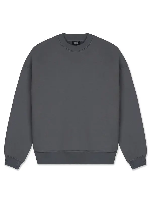 Johnny Urban Johnny Urban Sweater majica 'Carter Oversized'  antracit siva
