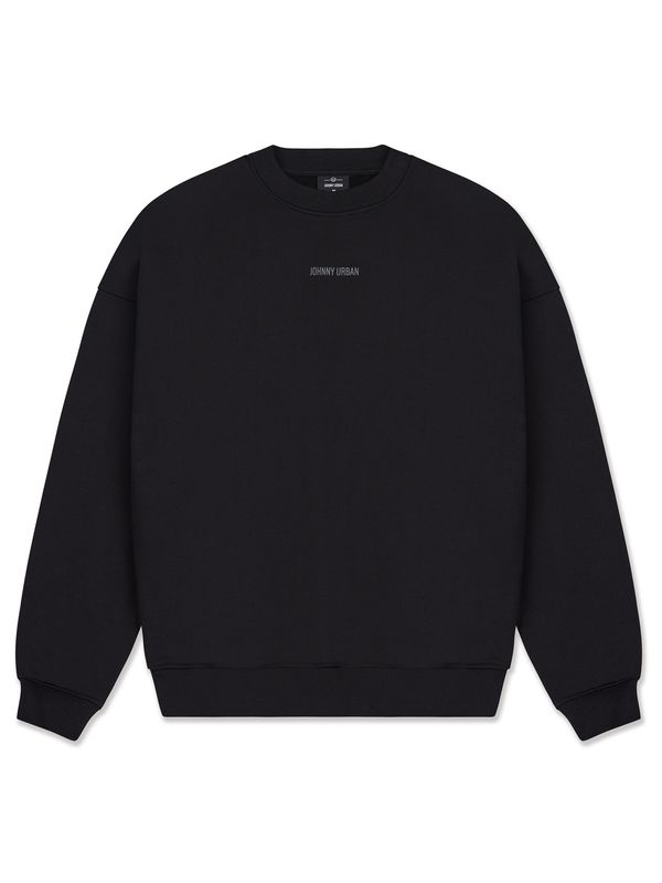 Johnny Urban Johnny Urban Sweater majica 'Carter Oversized'  crna