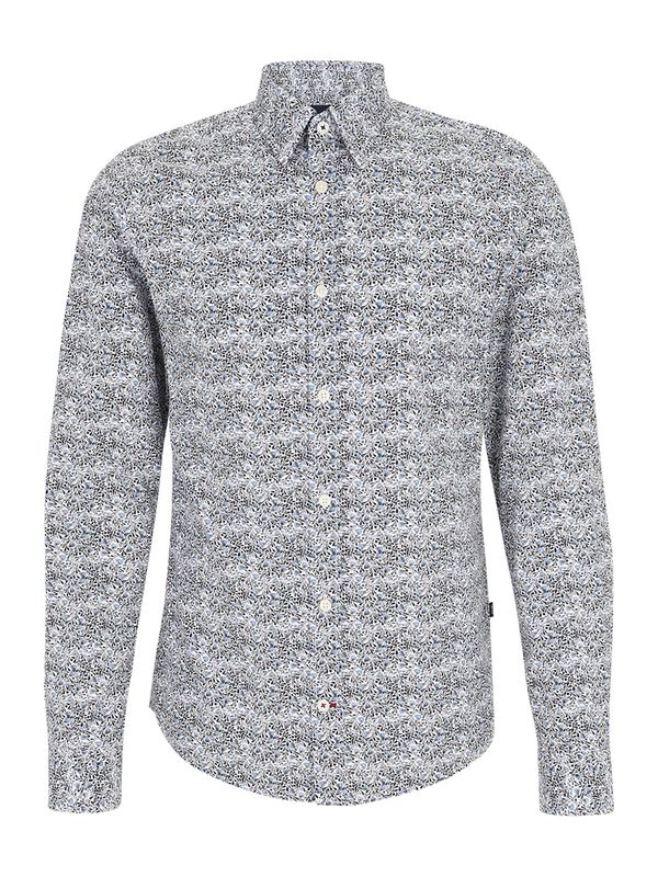 JOOP! Jeans JOOP! Jeans Košulja 'Hanson'  morsko plava / svijetloplava / bijela