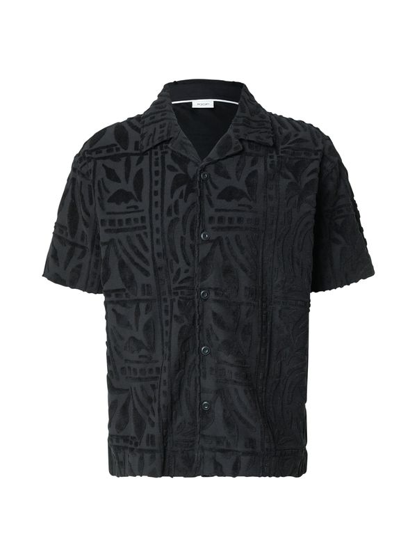 JOOP! Jeans JOOP! Jeans Košulja 'Isidor'  crna / crna melange