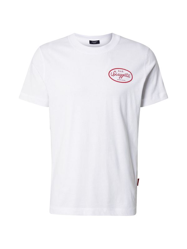 JOOP! Jeans JOOP! Jeans Majica 'Eden'  crvena / bijela