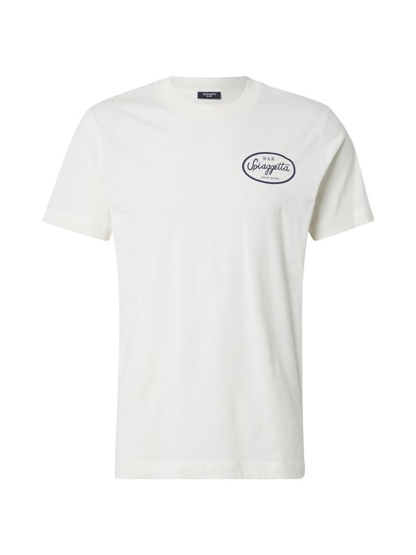 JOOP! Jeans JOOP! Jeans Majica 'Eden'  ecru/prljavo bijela / crna