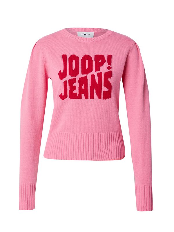 JOOP! Jeans JOOP! Jeans Pulover 'Kali'  roza / crvena
