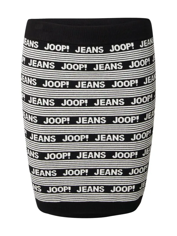 JOOP! Jeans JOOP! Jeans Suknja 'Karda'  crna / bijela