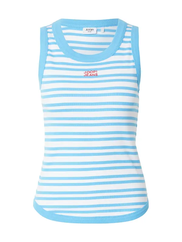 JOOP! Jeans JOOP! Jeans Top 'Tiani'  nebesko plava / bijela