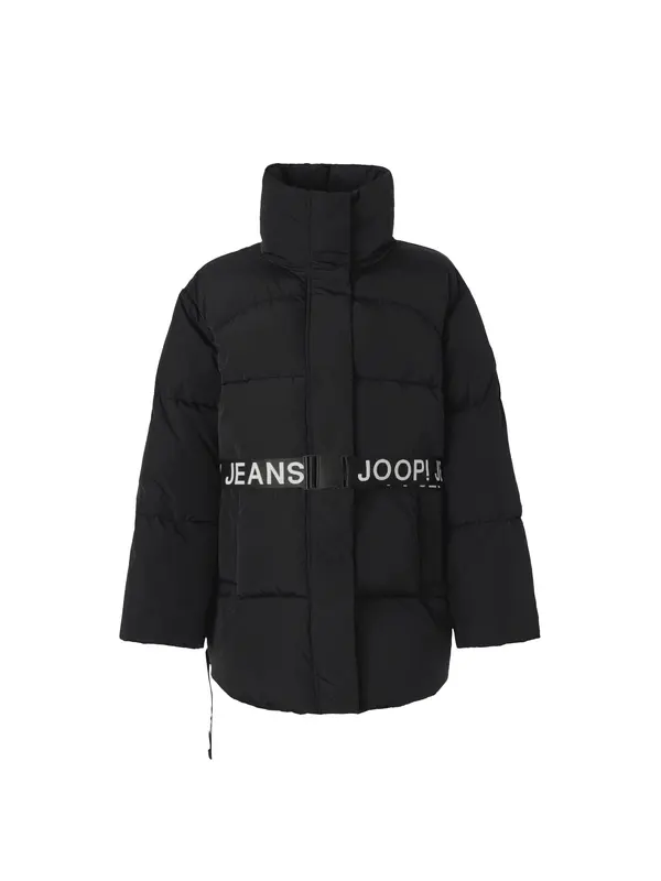 JOOP! Jeans JOOP! Jeans Zimska jakna 'Coralie'  crna / bijela