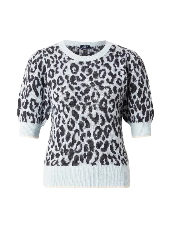 JOOP! JOOP! Pulover 'Kaston'  ecru/prljavo bijela / pastelno plava / crna
